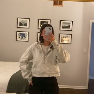 Lululemon Scuba Oversized Half Zip (with hood)